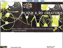Tablet Screenshot of bijouxkro.canalblog.com