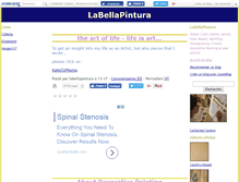Tablet Screenshot of bellapintura.canalblog.com