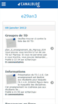 Mobile Screenshot of e29an3upv.canalblog.com