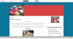 Desktop Screenshot of lesdouceursdelu.canalblog.com
