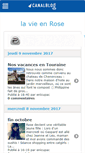 Mobile Screenshot of lavieenrosejucap.canalblog.com