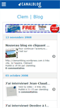 Mobile Screenshot of clemsi.canalblog.com