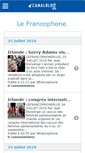 Mobile Screenshot of lefrancophone.canalblog.com