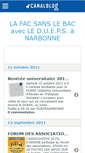 Mobile Screenshot of duepsnarbonne.canalblog.com