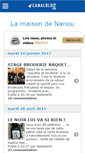 Mobile Screenshot of lamaisondenanou.canalblog.com