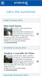 Mobile Screenshot of letsthesunchine.canalblog.com