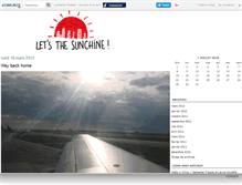 Tablet Screenshot of letsthesunchine.canalblog.com