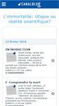 Mobile Screenshot of immortalite8.canalblog.com