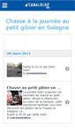 Mobile Screenshot of chassesologne.canalblog.com