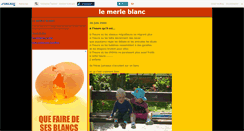 Desktop Screenshot of lemerleblanc.canalblog.com