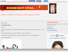 Tablet Screenshot of colorementvotre.canalblog.com