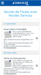 Mobile Screenshot of jeuneavecsarko10.canalblog.com