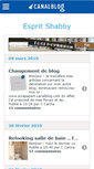 Mobile Screenshot of espritshabby.canalblog.com
