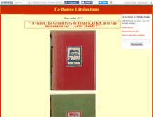 Tablet Screenshot of fleuvlitterature.canalblog.com