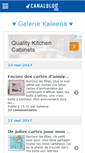 Mobile Screenshot of galeriekaleena.canalblog.com