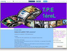 Tablet Screenshot of presentationtpe.canalblog.com