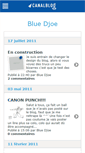 Mobile Screenshot of bluedjoe.canalblog.com