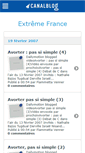 Mobile Screenshot of extremefrance.canalblog.com