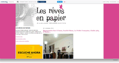 Desktop Screenshot of lesrevesenpapier.canalblog.com