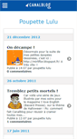 Mobile Screenshot of poupettelulu.canalblog.com