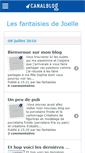 Mobile Screenshot of fantaisiesjoelle.canalblog.com