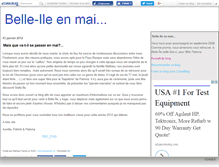 Tablet Screenshot of belleileenmai.canalblog.com