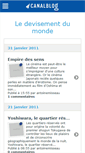 Mobile Screenshot of antoinemisseau.canalblog.com