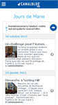 Mobile Screenshot of joursdemarie.canalblog.com