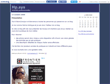 Tablet Screenshot of hpsys.canalblog.com