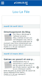 Mobile Screenshot of loulafee.canalblog.com