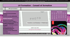 Desktop Screenshot of lhformation.canalblog.com
