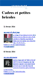 Mobile Screenshot of cadresetbricoles.canalblog.com