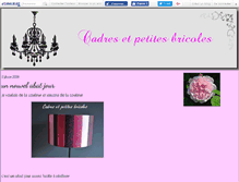 Tablet Screenshot of cadresetbricoles.canalblog.com