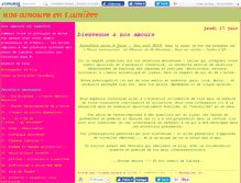 Tablet Screenshot of amoursenlumiere.canalblog.com