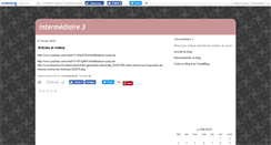 Desktop Screenshot of intermediaire3.canalblog.com
