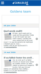 Mobile Screenshot of goldenteam.canalblog.com