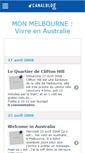 Mobile Screenshot of monmelbourne.canalblog.com