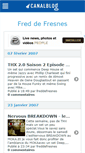 Mobile Screenshot of freddefresnes.canalblog.com