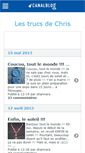Mobile Screenshot of lestrucsdechris.canalblog.com