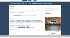 Desktop Screenshot of histoiredelart.canalblog.com