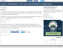Tablet Screenshot of histoiredelart.canalblog.com