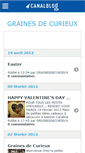Mobile Screenshot of grainesdecurieux.canalblog.com