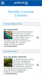 Mobile Screenshot of myrtillecrumble.canalblog.com