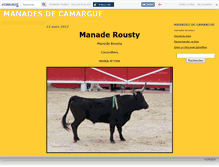 Tablet Screenshot of manadescamargue.canalblog.com