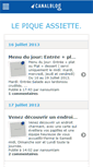 Mobile Screenshot of lepiqueassiette.canalblog.com