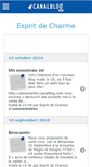 Mobile Screenshot of espritdecharme.canalblog.com
