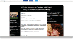 Desktop Screenshot of custineshandball.canalblog.com
