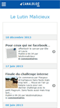 Mobile Screenshot of lelutinmalicieux.canalblog.com
