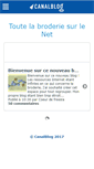 Mobile Screenshot of annuairebroderie.canalblog.com