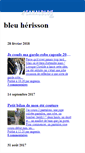 Mobile Screenshot of bleuherisson.canalblog.com